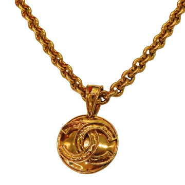 Chanel Gold Coco Mark Vintage Necklace 94P