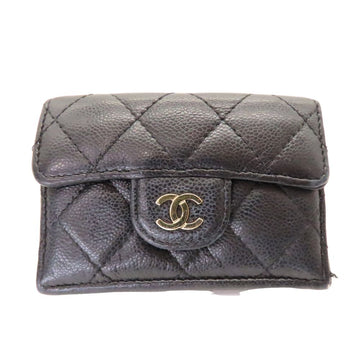 Chanel Timeless Classic Caviar Skin Trifold Wallet