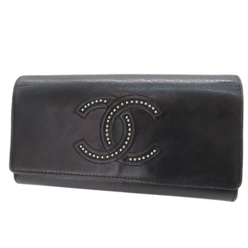 Chanel Long Wallet Leather Long Wallet