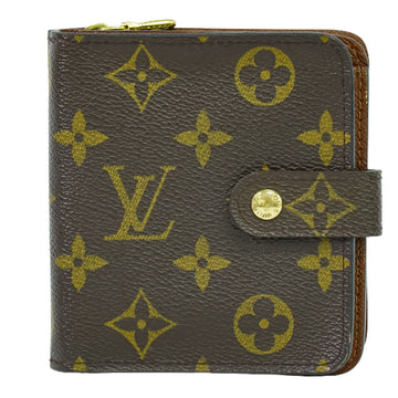 Louis Vuitton Compact Zip  Leather Wallet
