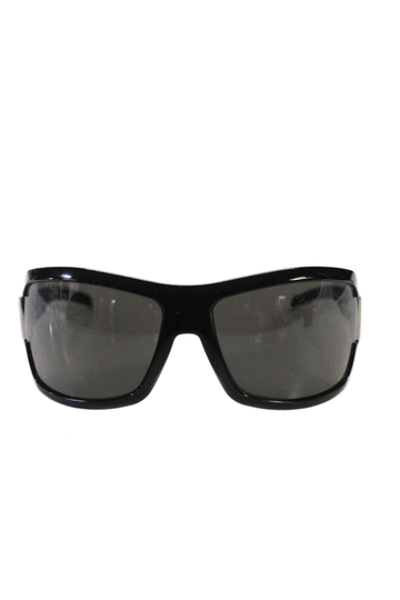 Gucci Womens Silver Tone Square Frame Pull On Sunglasses Black GG1546/S