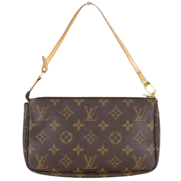 Louis Vuitton Pochette Accessoire  Canvas Clutch Bag
