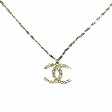Chanel Logo Diamond Necklace