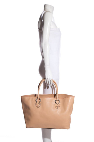 Marc Jacobs Nude Leather Dual Strap Tote