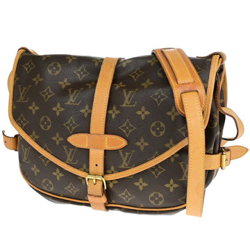 Louis Vuitton Saumur 30  Canvas Shoulder Bag