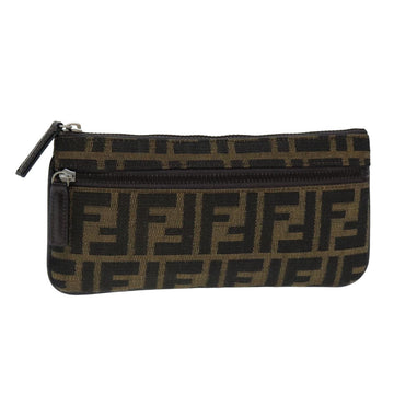 Fendi Zucca  Canvas Clutch Bag