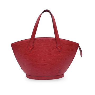 LOUIS VUITTON Vintage Red Epi Leather Saint Jacques Pm Bag
