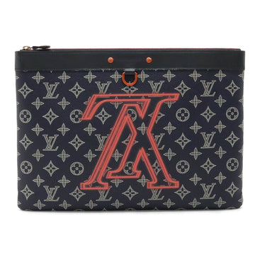 Louis Vuitton Apollo Pochette  Canvas Clutch Bag