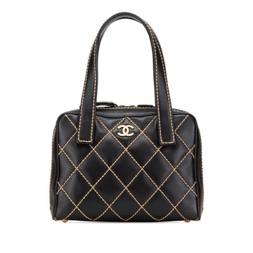 Chanel Coco Mark Wild Stitch Leather HandNew 1:1 Bags