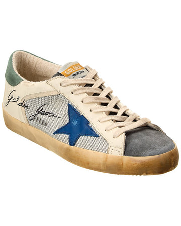 Golden Goose Superstar Mesh & Leather Sneaker