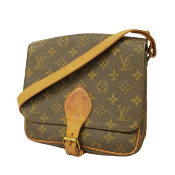 Louis Vuitton Cartouchière  Canvas Shoulder Bag