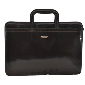 Gucci 90's Tom Ford brown leather two-way portfolio or clutch