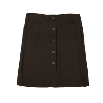 BTV-XBTM-0053/44 571964VA6F0_8812 Chocolate Luxury Bottega Veneta Button Down Skirt