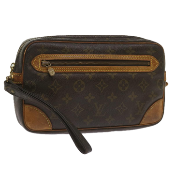 Louis Vuitton Marly Dragonne  Canvas Clutch Bag