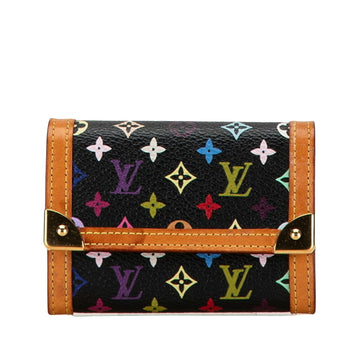 Louis Vuitton Porte Monnaie Plat  Canvas Wallet