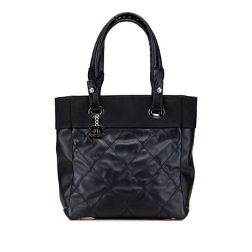 Chanel Paris Biarritz PM PVC Leather Tote Bag