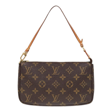 Louis Vuitton Pochette Accessoire  Canvas Clutch Bag