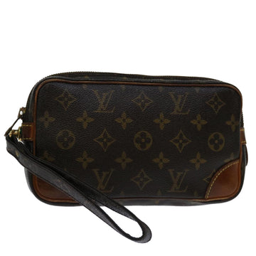 Louis Vuitton Marly Dragonne  Canvas Clutch Bag
