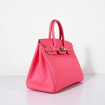 Hermes 35cm Birkin Bag Leather Leather Rose Lipstick Gold