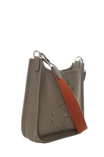 Hermès Evelyn Leather TPM Gris Meyer Handbag