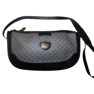 Gucci Purses Blue Leather And Gg Leather Cross Body Bag