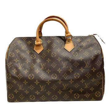 Louis Vuitton Speedy 35  Canvas Handbag