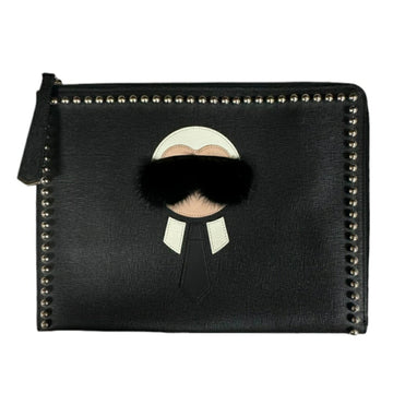 Fendi  Leather Clutch Bag ()