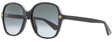 Gucci Women's Square Sunglasses GG0092S 001 Black 55mm