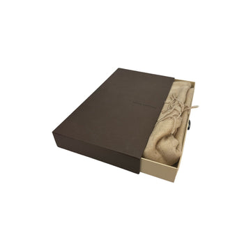 Louis Vuitton Beige Damier & LV Logo Cotton Scarf