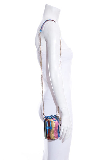 Christian Louboutin Multicolor Bucket Mini Marie Jane Handbag