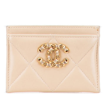 Chanel Matelassé Lambskin Card Case