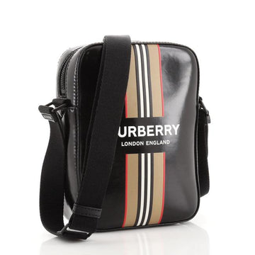 Burberry Thornton Striped Coated Canvas Crossbody New 1:1 Bags