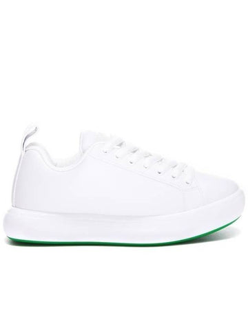 Luxury Bottega Veneta Leather Low Top Sneakers White