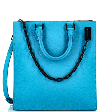 Sac Plat Messenger Bag Monogram Taurillon Leather