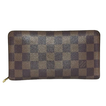 Louis Vuitton Porte Monnaie Zippy  Canvas Wallet