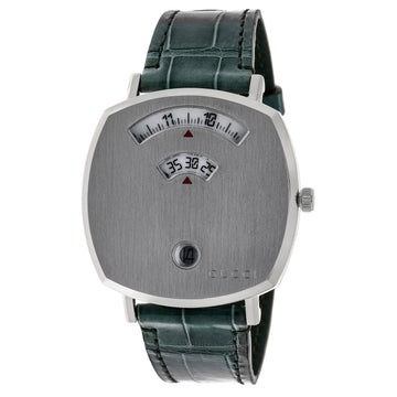 Gucci Grip Date Stainless Steel Quartz Women's Watch YA157404
