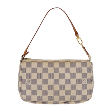 Louis Vuitton Pochette Accessoire  Canvas Clutch Bag