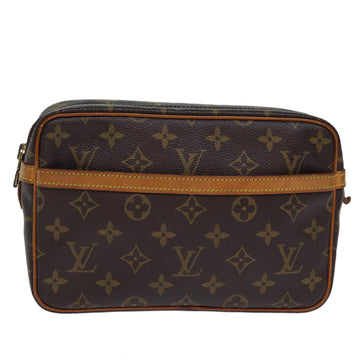 Louis Vuitton Compiegne 23  Canvas Clutch Bag