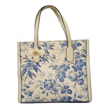 Gucci blue ivory Canvas Tote Bag ()