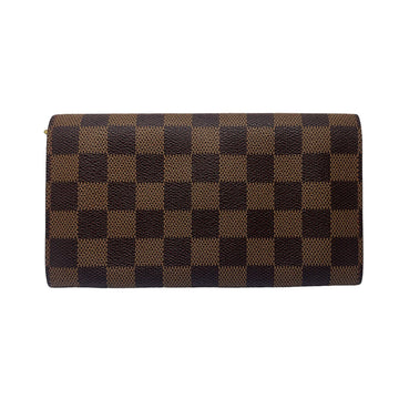 Louis Vuitton Vintage Damier Ebene Canvas Sarah Wallet