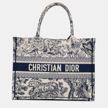 Medium Dioriviera Toile De Jouy Book Tote