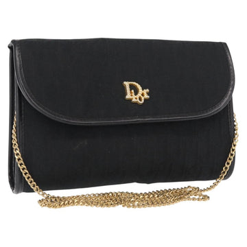 Christian Dior Vintage Trotter Shoulder Bag Canvas Black Canvas Shoulder Bag Bag ()