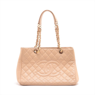 Top Quality Chanel GST Leather S Chantrotot Bag Beige G