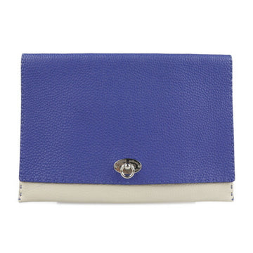 Fendi Selleria  Leather Clutch Bag ()