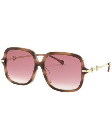 Gucci Women's GG0884SA 58mm Polarized Sunglasses