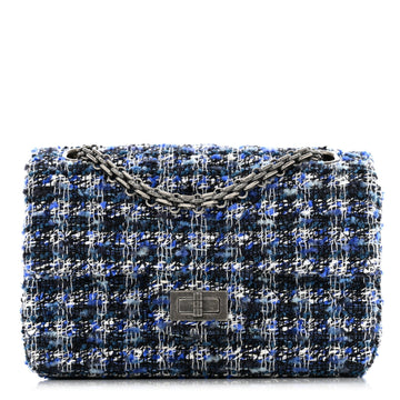 Tweed Quilted 2.55 Reissue Mini Flap Blue
