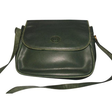 Gucci Vintage Purses Green Leather Bag