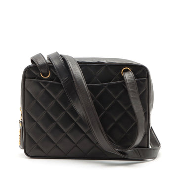 Top Quality Chanel Leather  Shoulder Bag Black G  3rd
