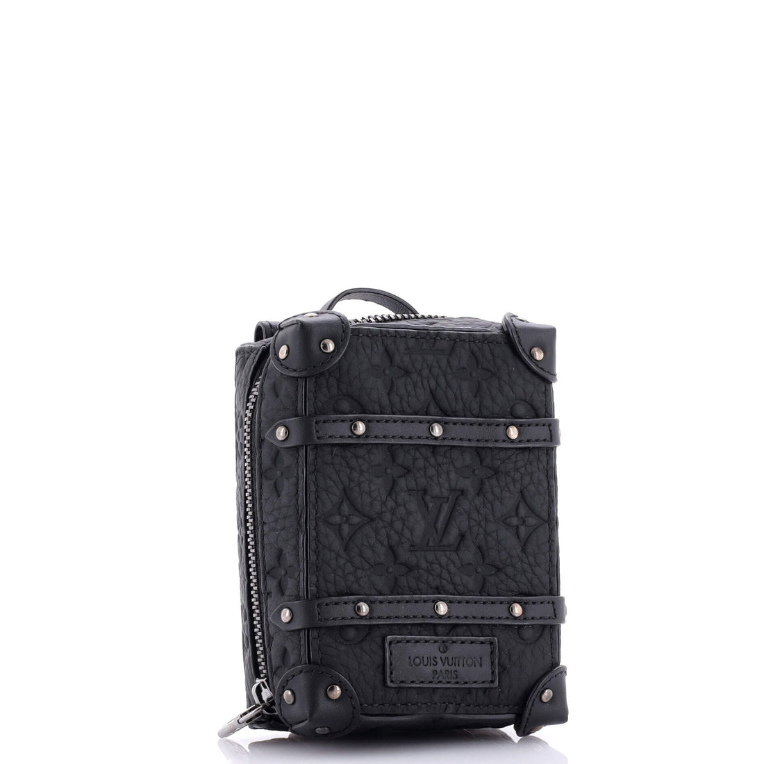 Soft Trunk Backpack Bag Charm and Key Holder Monogram Taurillon Leather