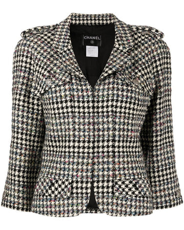 2006 Houndstooth Zip-Up Jacket